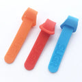 Hot-Selling Custom Silicone Rubber Zipper Puller Head Nickel-Free Non-Lock with String or Loop for Bags Dresses Luggage