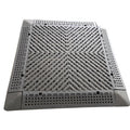 Modern Anti-Slip PP Interlocking Drainage Garage Floor Tiles 20mm Modular Waterproof Eco-Friendly for Car Washing Graphic Design