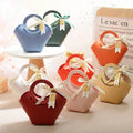 Personalised Distributions Wedding Party Leather Candy Bag Easter Decoration Kids Ramadan Eid Mubarak Candy Gift Packing Box