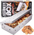 Heavy Duty Stainless Steel Bbq Smoker Box for Grilling Barbecue Wood Chips