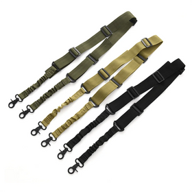 Two-Point Tactical Sling Strap with Quick-Release Buckle -Durable Nylon Adjustable Shoulder Strap for Hunting Outdoor Gear