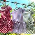 OEM ODM Spring Summer New Dog Dress Cute Pet Clothing Bow Skirt for Dogs Cats Dresses Pet Clothes Skirts