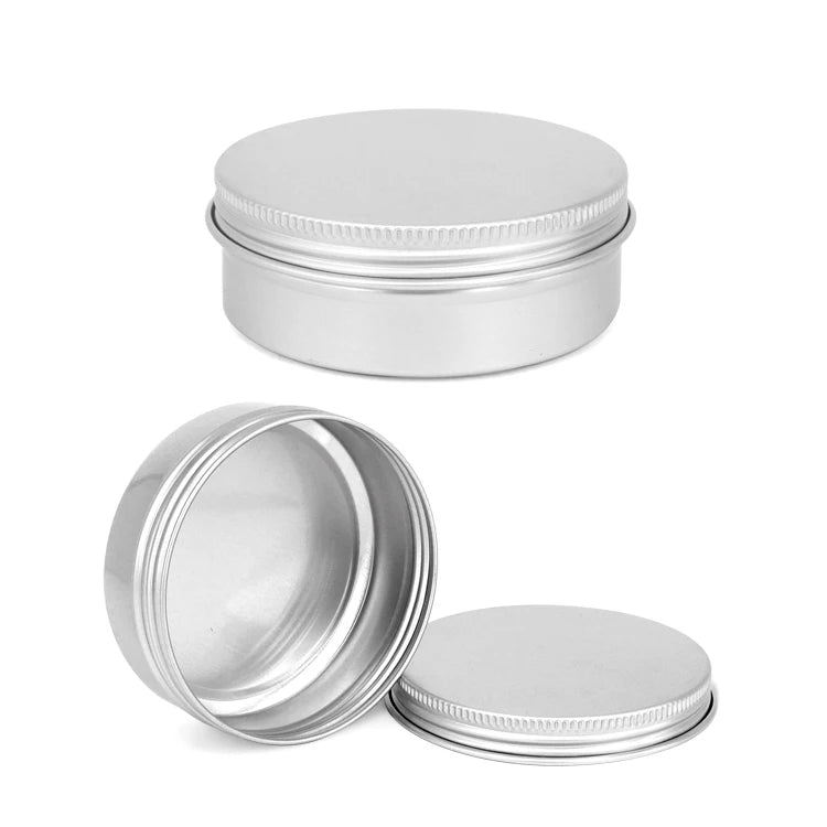 90g Large Metal Aluminum Can Large Round Custom Candle Tin Jars Empty Tin Can Jars Aluminum Jar Empty Box Tin Can