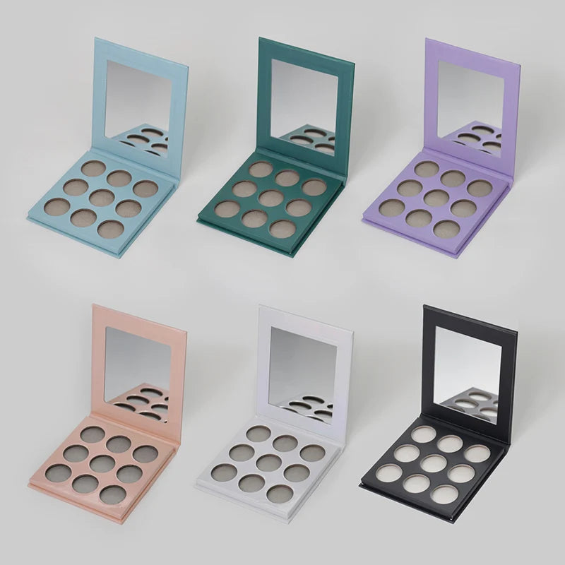 Wholesale Makeup Shimmer Matte New Private Label Sombras High Pigment 9 Color Eyeshadow Palette