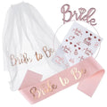 Bride to Be Sash Kits Bachelorette Party Decorations Bridal Shower Supplies