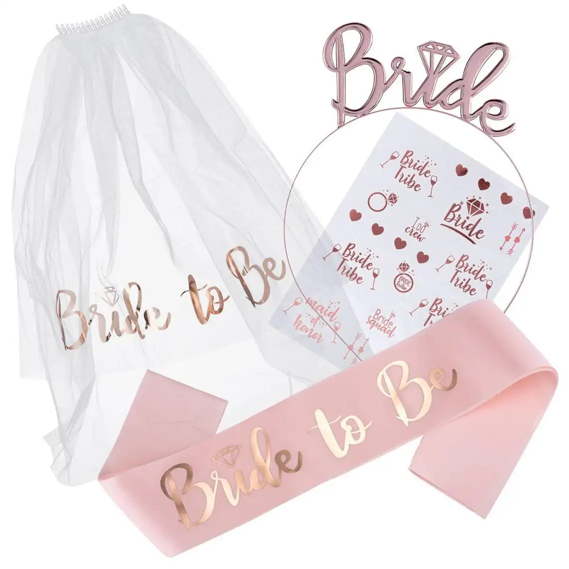 Bride to Be Sash Kits Bachelorette Party Decorations Bridal Shower Supplies