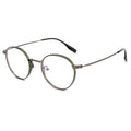 Newest Retro Round Pure Titanium Gold No Prescription Vintage Optical Glasses Frames for Ladies Men