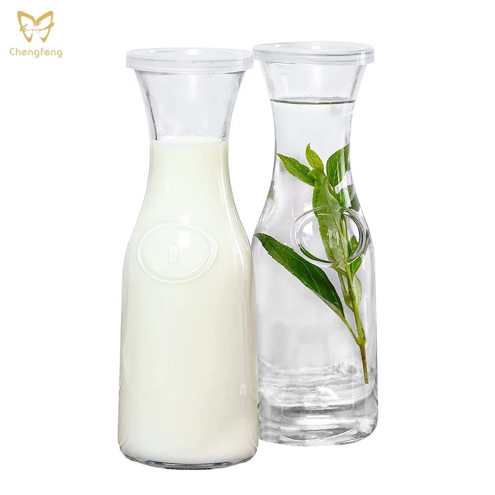 Glass Carafe Pitcher 1 Liter 500ml