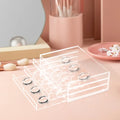 Factory Custom Modern Transparent Three Layer Eco-friendly Acrylic Lash Boxes Organizer for Eyelash Extension