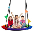 600D PE Rope Adjustable Metal & Plastic Toy Swing Set for 3 Years Old Kids Outdoor Adventure Park Trampoline Park