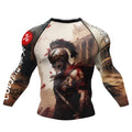 New Funny Spiderman Printed  Men Long Sleeve T-Shirts Men's Fitness Gym Wear T Shirt