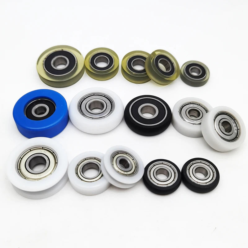 Nylon Roller Pulley Wheels BS60848-16 for Sliding Window and Door Size 8x50x16mm Bearing Rubber Wheels