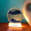 Home Ornament Flowing Sand Lamp Creative Quick Sand Painting  Hourglass LED Table Lamp Moving Sand Art Lamp