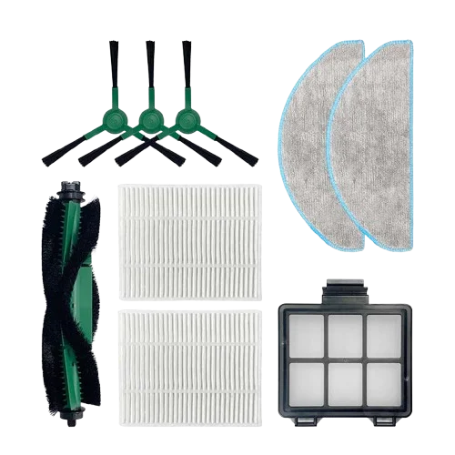 Vacuum Cleaner Replacement Parts Main Brush Side Brush Dust Filter Mop Pad for IRobot Roomba Essential Combo Series Y0110/Y0140