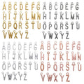 100pcs Letters Alloy A-Z Alphabet Letter Jewelry Charms for Making Jewelry