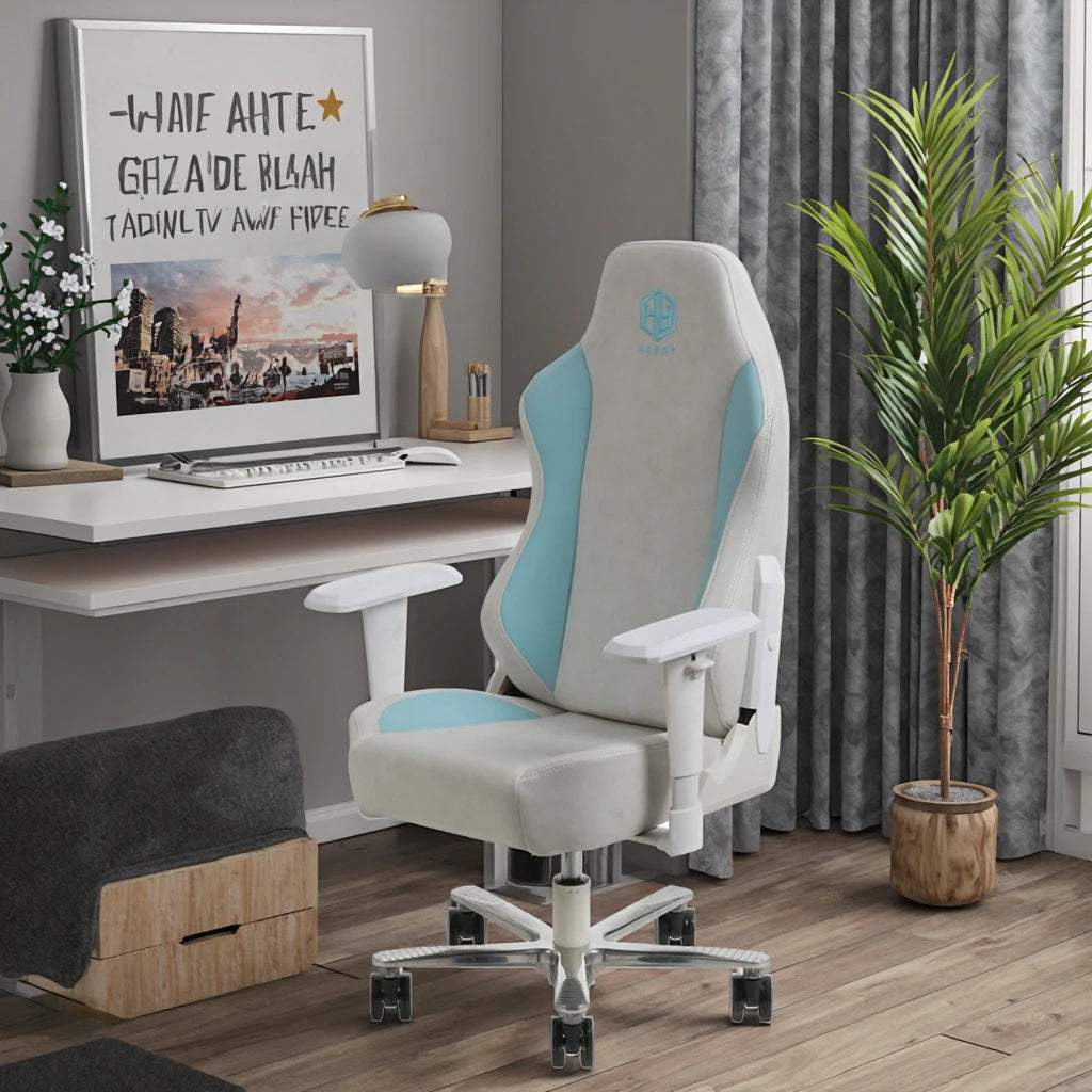 Wholesale High-Adjustable Ergonomic Children's Gaming Chair Synthetic Leather 4D Armrest Swivel Design-Multifunctional