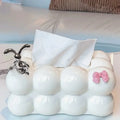 Hot Sale Cloud-Shaped Tissue Holder Cotton Candy Design Napkin Dispenser for Living Room Paper Towel Holder Tissue Box for Home