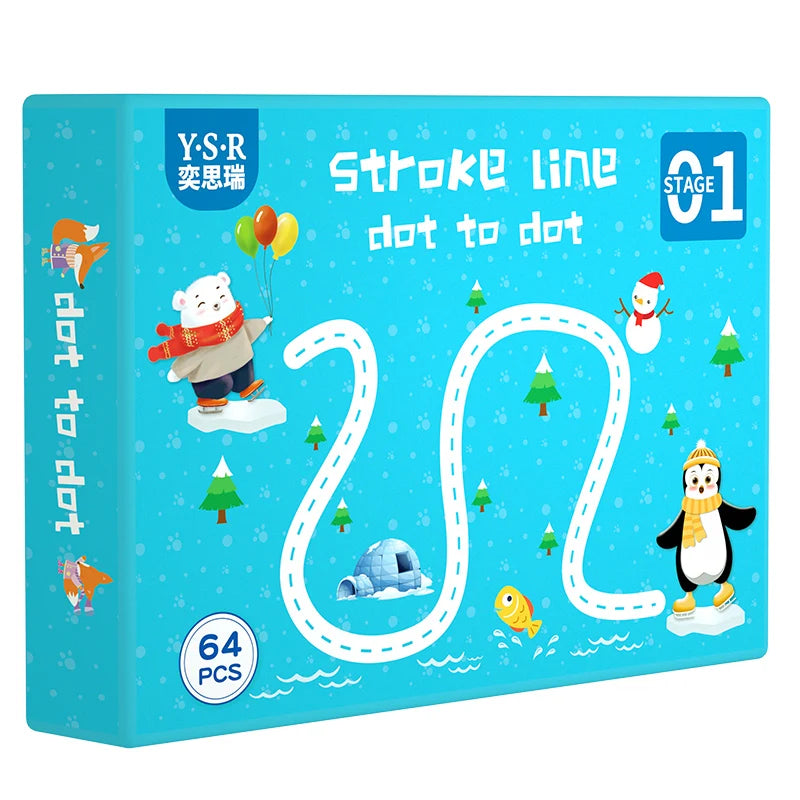 Pen Control Training Educational Toys Education Dot to Dot Training Writing for Kids