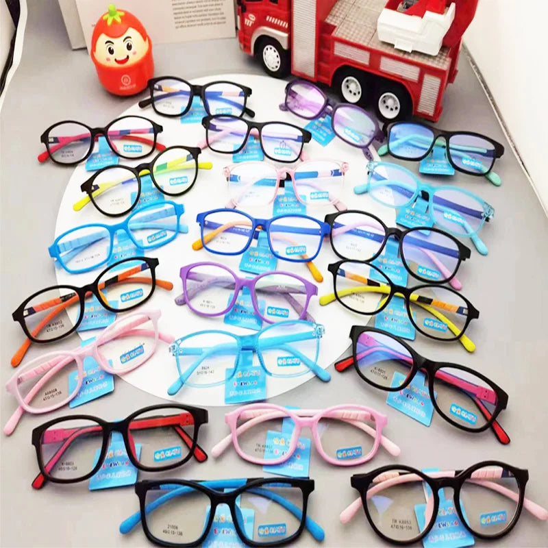 China Wholesale Children Tr90 Silicone Optical Eye Glasses Frame Spectacles Kids Eyeglasses Frames 2025