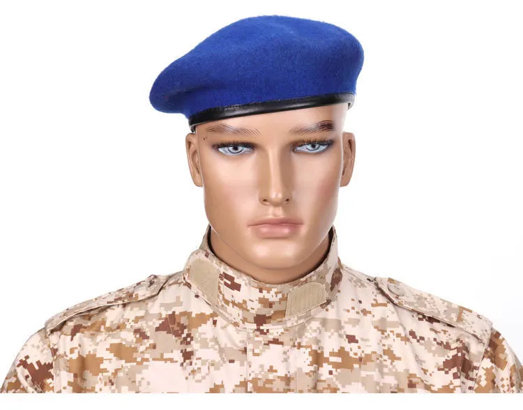 Waterproof Custom Blue New Style Nigerian Orange Camouflage Black Berets Wool Caps White Red Hats Yellow Green for Nigeria
