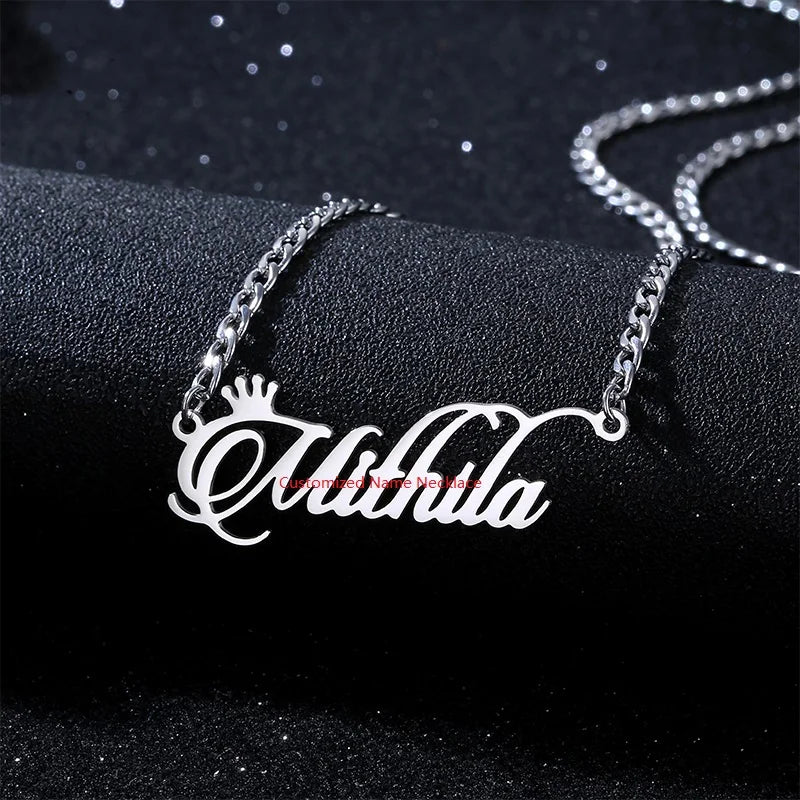 Custom Personalized Signature Name Necklace Christmas Gift Customization Necklace