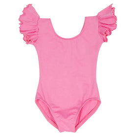 Girls Toddler Leotard for Ballet Dance Leotards Gymnastics Ruffle Short Sleeve Outfits