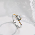 100% Natural Diamond Rings H VS 0.3CT Wedding Engagement Luxury Ring Spot Stock Real Diamonds Big Carat 18k Real Gold Rings