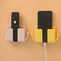 Wholesale Wall Mounted Organizer Storage Box Remote Control Mounted Mobile Phone Plug Wall Holder Charging Multifunction Holder