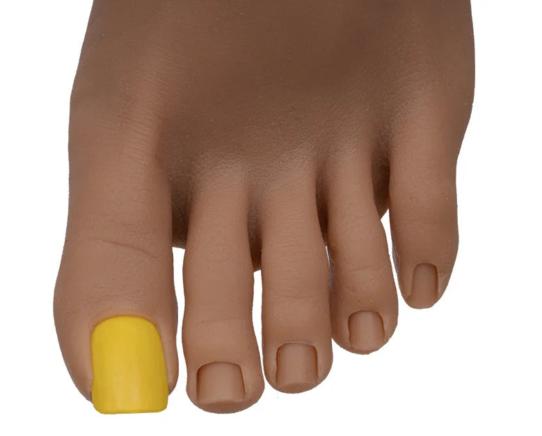Nail Art Feet Soft Training Display Models Silicone Practice Feet