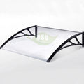 USU Cheap Manual PC Polycarbonate Sheets Outdoor Use Window Awnings with 10 Year Warranty Anti-UV Windproof Custom Color