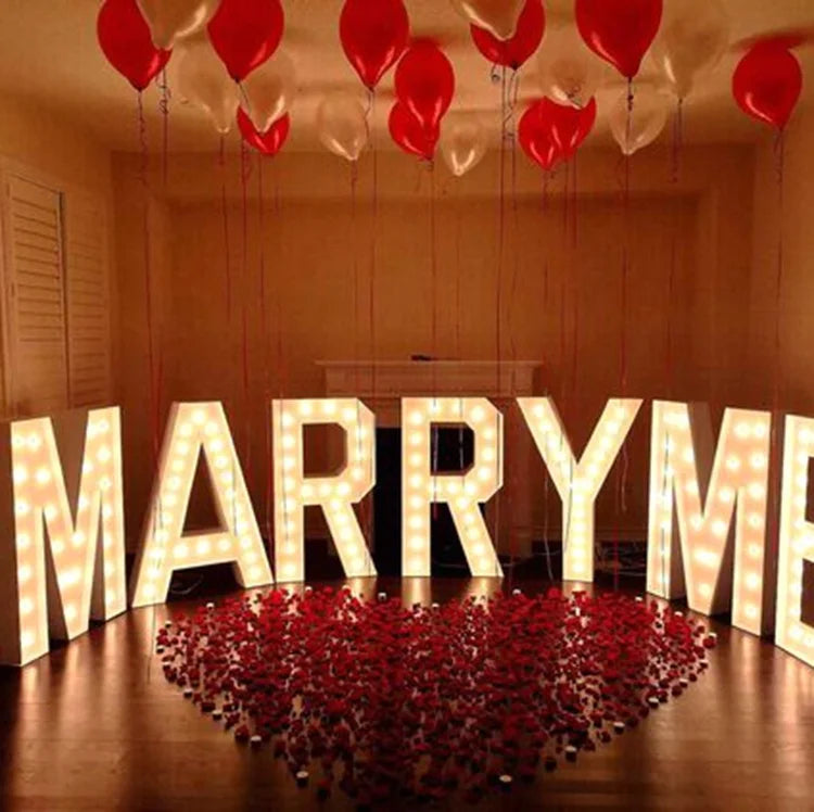 For COSUN 3ft Giant LED Number Light Marquee Letter Outdoor Large Letter Marquee for Home Decoration