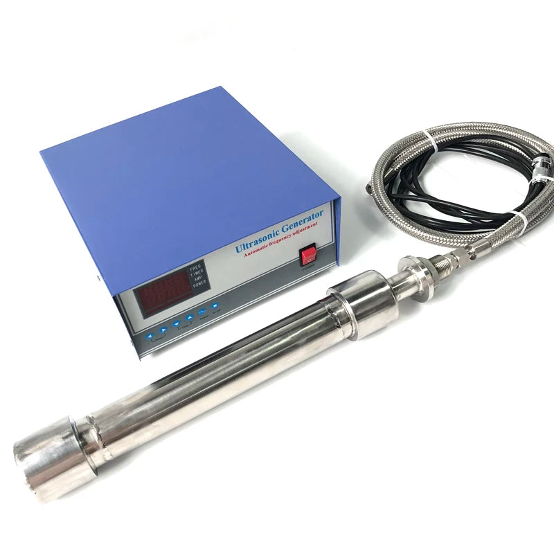 Ultrasonic Rod Transducer Tubular Cleaner Generator 1200W 28KHZ Variable Frequency Digital Ultrasonic Cleaning Machine