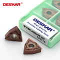 DESKAR OEM Customizable Stainless Steel CNC Lathe Blade Carbide Inserts Turning Tool WNMG080408-HF LF6118 Machining Cutting