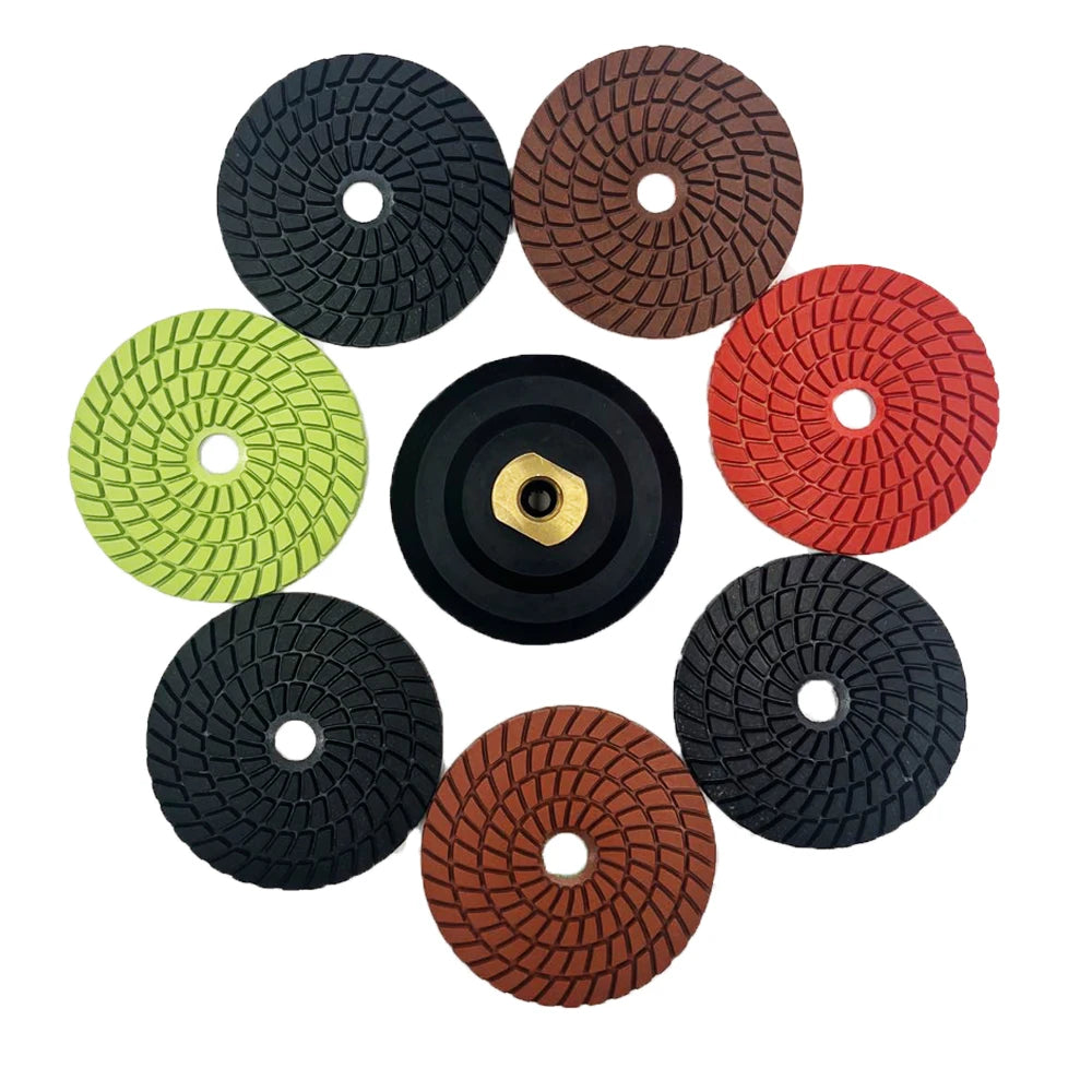 4inch 100 mm Polisher Pad Granite Wet/water/dry Polishing Pads
