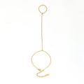 High-End Stainless Steel  Dainty Hand  Chain Tassel Bracelet Ring Dainty Fashion Style Wholesale Jewelry for Women