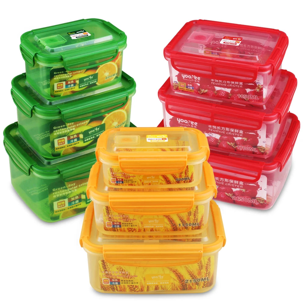 Set of 3pcs Airtight Rectangular Butter Container Wholesale