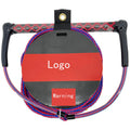 Wholesale 75ft Water Ski Rope 1kg with EVA Handle PE Hollow Braided Floatable Tube Customized Logo & Color Unisex Model WR-11