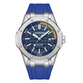 HANBORO Men's Light Luxury Automatic Mechanical Watch 5ATM Waterproof Stainless Steel Case Royal Fashion Luminous Pointer