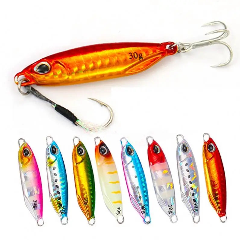 Topline Tackle Saltwater Sea Fishing Metalfishing Jig Head Lure Metal Bait Bass Lure