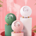 Hot Selling Portable Cat Ultrasonic Humidifier Cute Mini USB Air Humidifier for Hotels Cars Households 1-Year Warranty Plastic