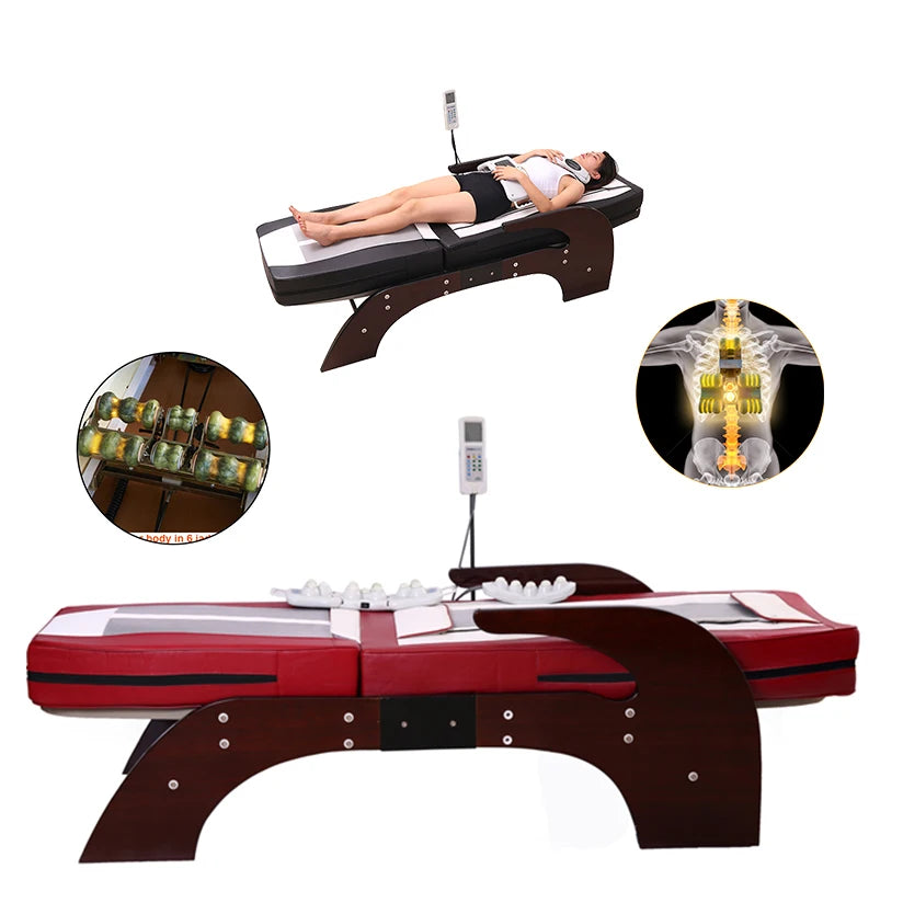 Camas De Masaje Con Piedras De Jade Camilla Master V4 Thermal Massage Therapy Bed