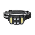 Howlighting COB LED Power Light Induction ABS Usb Rechargeable Head Light Camping Hiking Fishing Headlight 6 Modes Headlamp