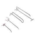 China Supplies Metal Steel Plastic Retail Display Hooks Hanger Metal Slatwall Hook Supplier Cardboard Waterfall Hook