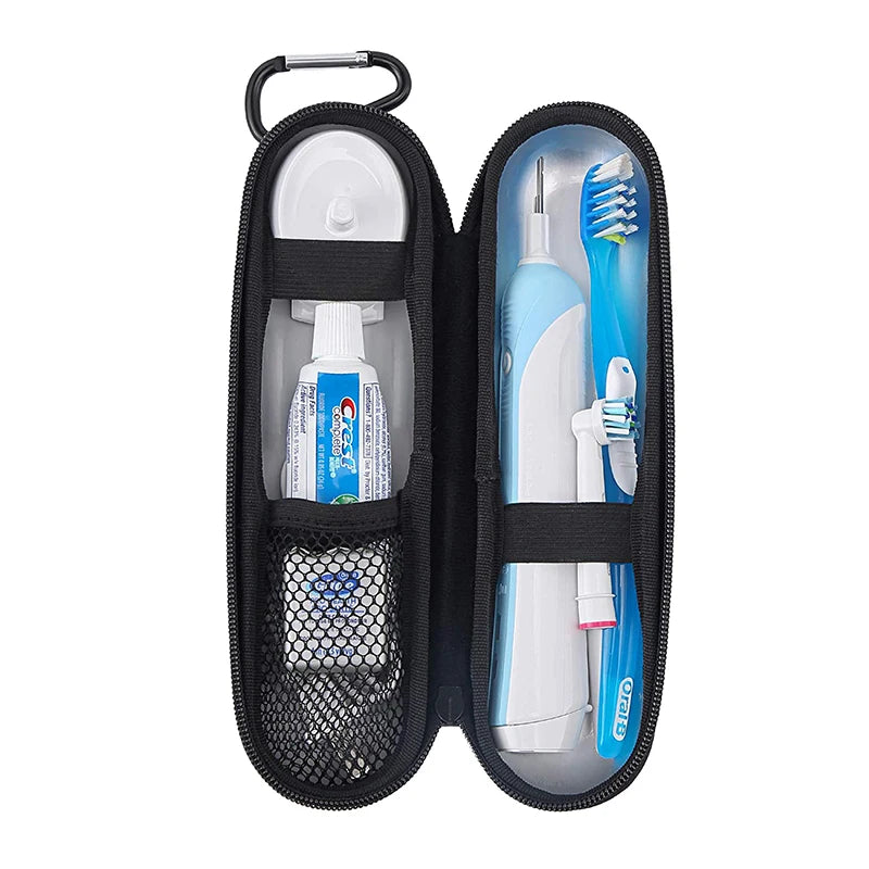 Custom Small MOQ  Universal Travel Electric Toothbrush Case Compatible with Oral B Sonicare and More Electric Toothbrush Brands