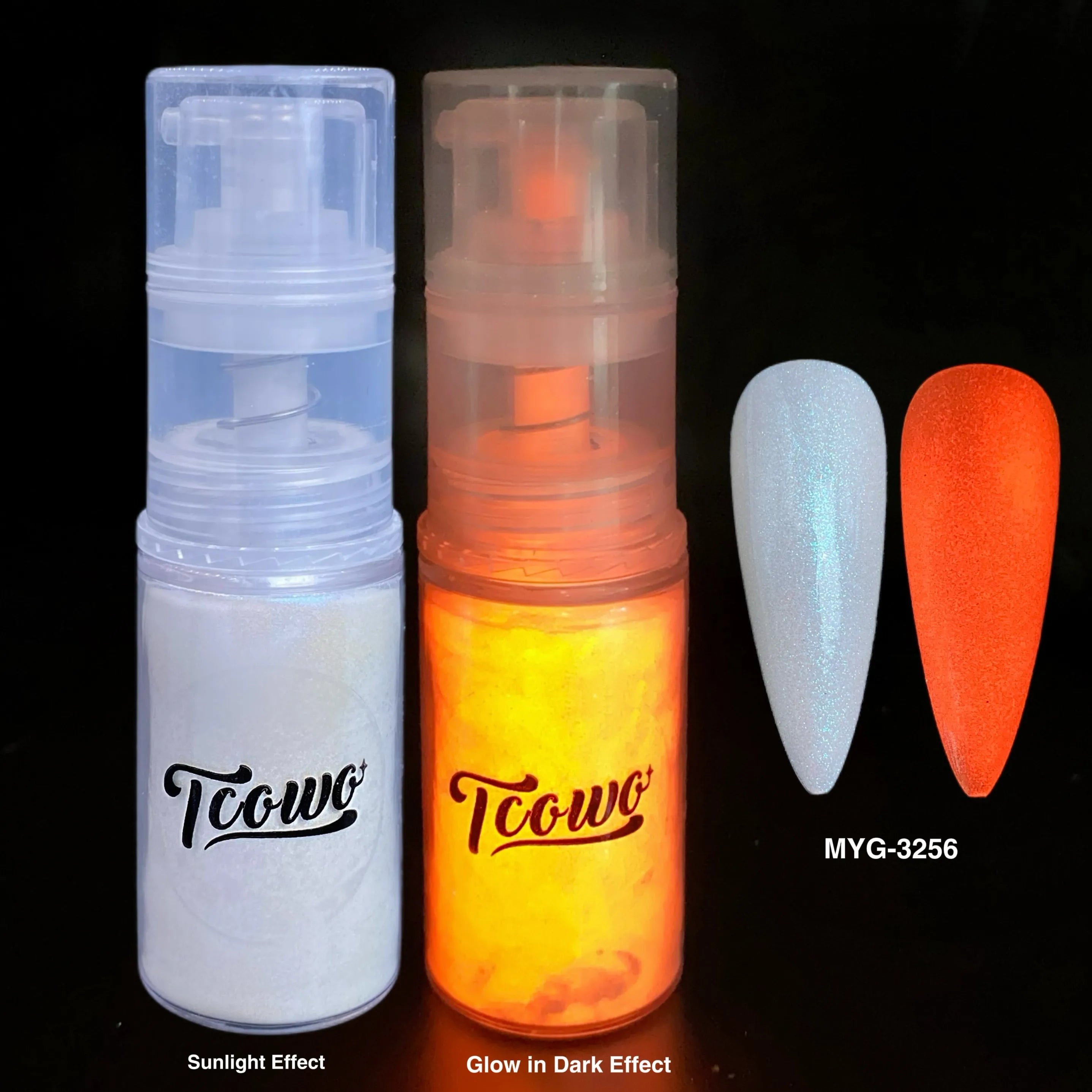Good Quality Iridescent Body Illuminator Glow Powder Glow in the Dark Photoluminescent Glitter Body Glitter Spray