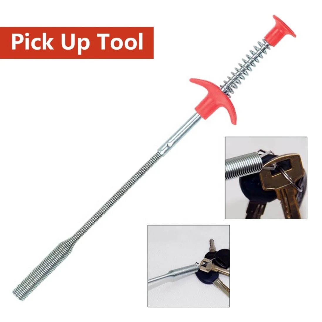 60cm Kitchen Bendable Sink Tub Claw Pick up Toilet Hair Filter Pipe Clean Hook Dredging Tools