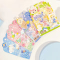 Kirakoko Planner Sticker Decor Paper Cartoon Stationery Laser Sticker Die Cut Adhesive Paper Decals Sticker Cartoon Paper Crafts