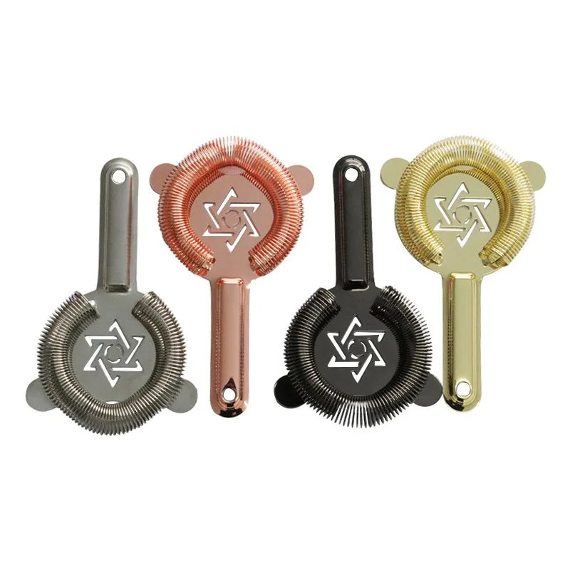 Stainless Steel Strainer Bar Colander Ice Filter Home Outdoor Easy to Carry Ice Separator