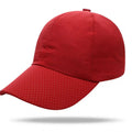 Outdoor Women Mens Low Profile Metal Strap Adjustable Plain Black Custom logo Baseball Cap