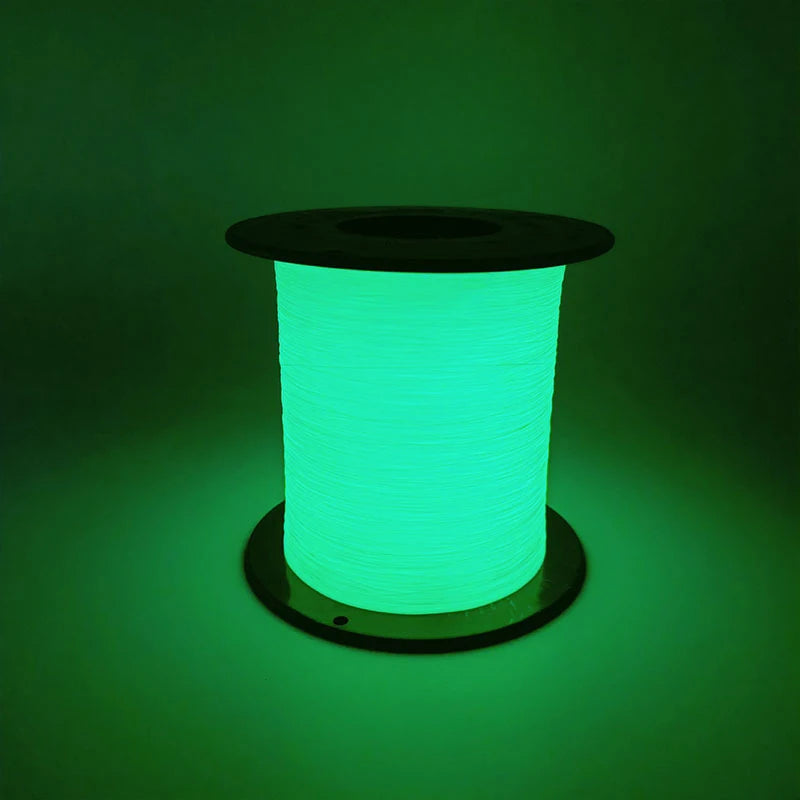 5000 Meters One Roll Fishing Fiber Glow in Dark Luminous Fiber for Fishing Tying Assist Hook Lure Making MegaBDM